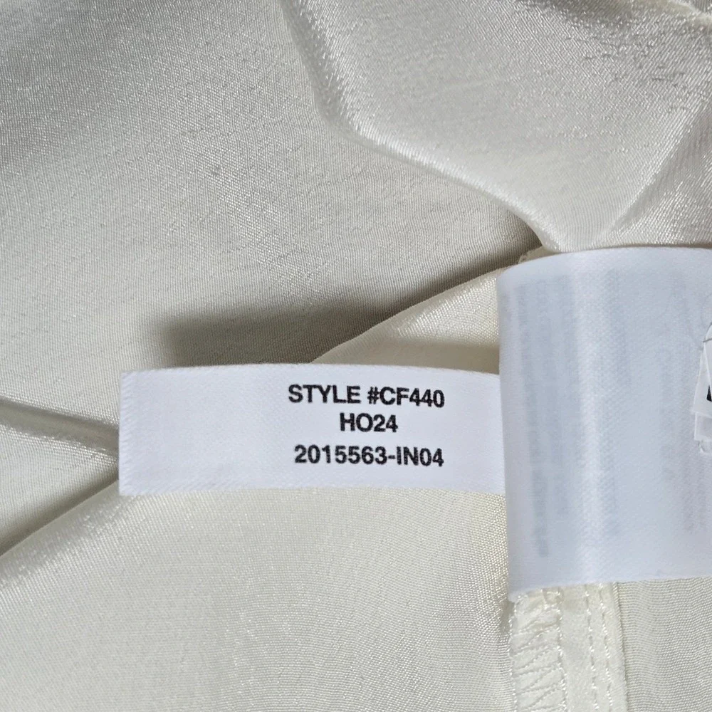 J.Crew Bungalow Popover Shirt Ivory‎ S NWT | Crepe de Chine V-Neck Blouse